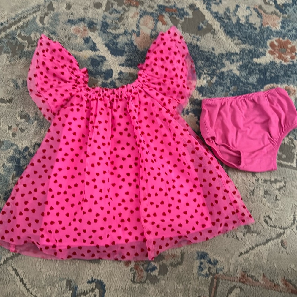 baby Adorable Dress with Diaper Cover- Cat & Jack